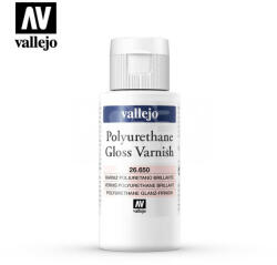 Vallejo Polyurethane Gloss Varnish 60 ml - Poliuretán fényes lakk 26650