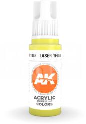 AK Interactive AK-Interactive - Acrylics 3rd generation Laser Yellow 17ml - akrilfesték AK11048