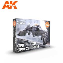 AK Interactive GREY FOR SPACESHIPS festék szett AK11614