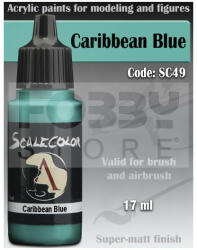SCALE75 - SCALECOLOR Range - CARIBBEAN BLUE akrilfesték 17ml SC-49
