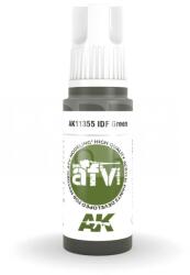 AK Interactive AK-Interactive - Acrylics 3rd generation IDF Green - akrilfesték AK11355