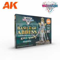AK Interactive AK-Interactive BASILEAN ABBESS - WARGAME STARTER SET - 14 COLORS & 1 FIGURE - festékszett AK11770