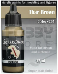 SCALE75 - SCALECOLOR Range - THAR BROWN akrilfesték 17ml SC-61