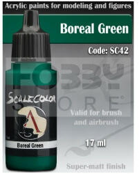 SCALE75 - SCALECOLOR Range - BOREAL GREEN akrilfesték 17ml SC-42