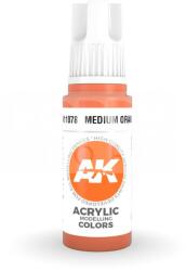 AK Interactive AK-Interactive - Acrylics 3rd generation Medium Orange 17ml - akrilfesték AK11078