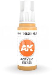 AK Interactive AK-Interactive - Acrylics 3rd generation Golden Yellow 17ml - akrilfesték AK11041