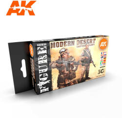 AK Interactive MODERN DESERT UNIFORM COLORS festék szett AK11630