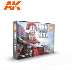 AK Interactive NON METALLIC METAL: STEEL festék szett AK11601