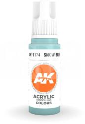 AK Interactive AK-Interactive - Acrylics 3rd generation Snow Blue 17ml - akrilfesték AK11174