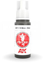AK Interactive AK-Interactive - Acrylics 3rd generation Brown Black - akrilfesték AK11418