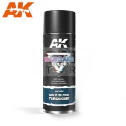 AK Interactive COLD BLOOD TURQUOISE SPRAY - spray makettezéshez 400 ml AK1059