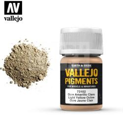 Vallejo Light Yellow Ochre Pigment (világos okkersárga pigmentpor) 35 ml 73102V
