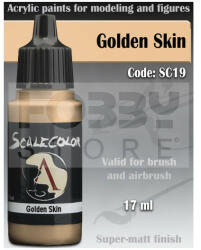 SCALE75 - SCALECOLOR Range - GOLDEN SKIN akrilfesték 17ml SC-19