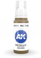AK Interactive AK-Interactive - Acrylics 3rd generation Rusty Gold 17ml - akrilfesték AK11193