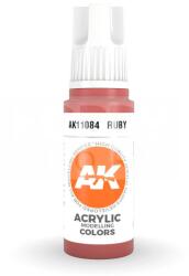 AK Interactive AK-Interactive - Acrylics 3rd generation Ruby 17ml - akrilfesték AK11084