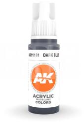 AK Interactive AK-Interactive - Acrylics 3rd generation Dark Blue 17ml - akrilfesték AK11181