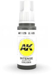 AK Interactive AK-Interactive - Acrylics 3rd generation Black 17ml - akrilfesték AK11029