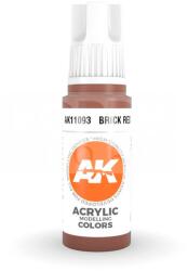 AK Interactive AK-Interactive - Acrylics 3rd generation Brick Red 17ml - akrilfesték AK11093