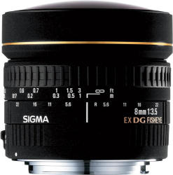Sigma 8mm f/3.5 EX DG Circular Fisheye (Sigma) (485940)