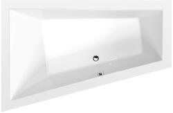 POLYSAN Polysan, TRIANGL L aszimmetrikus kád 180x120x50cm, fehér, 19611 (19611)
