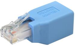 StarTech StarTech. com Cisco Console Rollover Adapter for RJ45 Ethernet Cable - Network adapter cable - RJ-45 (M) to RJ-45 (F) - blue - ROLLOVER - network adapter cable - blue (ROLLOVER) (ROLLOVER)