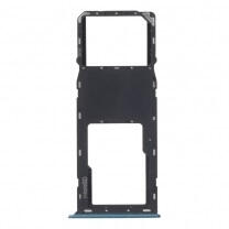 Samsung A037, A037U Galaxy A03s SingleSim sim kártya tartó tálca, kék (gyári)