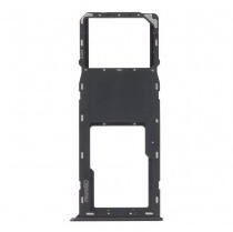 Samsung A037, A037U Galaxy A03s SingleSim sim kártya tartó tálca, fekete (gyári)
