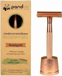 pandoo Fém biztonsági borotva - Rose gold