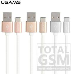 USAMS OTG SJ026 140mm USB Type-C - USB 2.0 kábel arany
