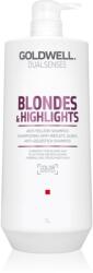 Goldwell Dualsenses Blondes & Highlights șampon pentru păr blond neutralizeaza tonurile de galben 1000 ml