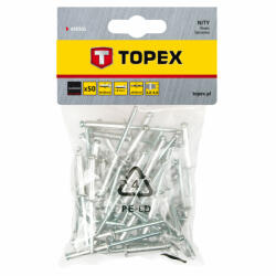 TOPEX POPSZEGECS 4.8X8 50 db (TOPEX-43E501)