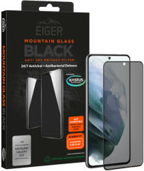 Eiger Folie Sticla 3D Privacy Mountain Glass Samsung Galaxy S22 Black (0.33mm, 9H) (EGMSP00214) - vexio