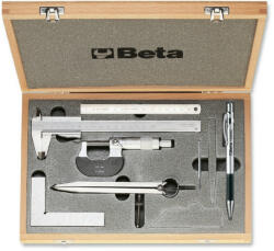BETA 1685/C7 7 részes szerszámkészlet méréshez és jelöléshez kofferban (BETA 1685/C7) (BETA-016850110)