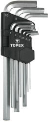 TOPEX imbusz készlet 9 részes 1.5-10mm