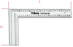 BETA 1674A 300 Asztalos derékszög, a szár acélból, az alaplap alumíniumból készült (BETA 1674A/300) (BETA-016740130)