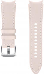 Samsung Bratara Samsung Hybrid Leather Band 20mm S-M pentru Galaxy Watch 4 si 4 Classic Pink (et-shr88spegeu)