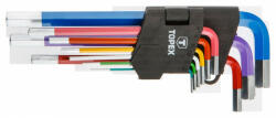 TOPEX imbusz készlet 9 részes színes 1, 5-10mm