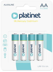 Platinet Baterie Alcalina Lr06 Blister 4 Buc Platinet (pl-lr06) - global-electronic