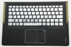 Lenovo Yoga 900S-12ISK series háttérvilágítással (backlit) burkolattal (topcase) touchpaddel fekete-ezüst magyar (HU) laptop/notebook billentyűzet