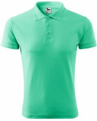 MALFINI Férfi galléros póló Pique Polo - Menta | XL (2039516)