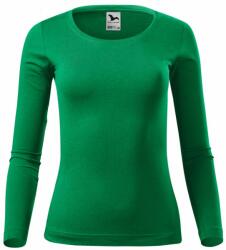 MALFINI Női hosszú ujjú póló Fit-T Long Sleeve - Középzöld | M (1691614)
