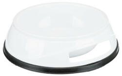 TRIXIE Műanyag Tál Gumiperemmel 0, 75l/16cm Fehér - Kifutó (24952W)