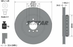 TEXTAR Disc frana TEXTAR PRO+ 92182525 (92182525)