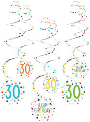 Amscan Serpentine decorative- Happy Birthday confetti 30