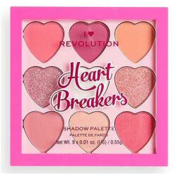 I Heart Revolution Paletă farduri de ochi - I Heart Revolution Heart Breakers Eyeshadow Palette Courage