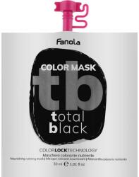 Fanola Mască nuanțatoare pentru păr, cu efect hidratant, 30 ml - Fanola Color Mask Black