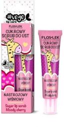 FLOSLEK Scrub de zahăr pentru buze - Floslek Vege Lip Care Sugar Lip Scrub Moody Cherry 14 g