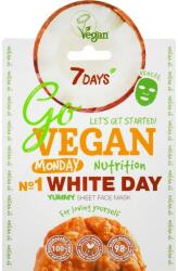 7 Days Mască de față Nr. 1 White Day - 7 Days Go Vegan Monday White Day 25 g