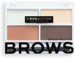 Relove By Revolution Paletă pentru sprâncene - ReLove Colour Cult Brow Palette Medium