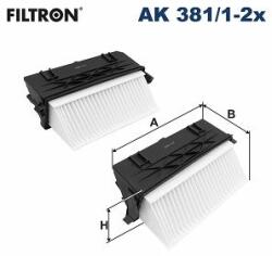 FILTRON légszűrő FILTRON AK 381/1-2x